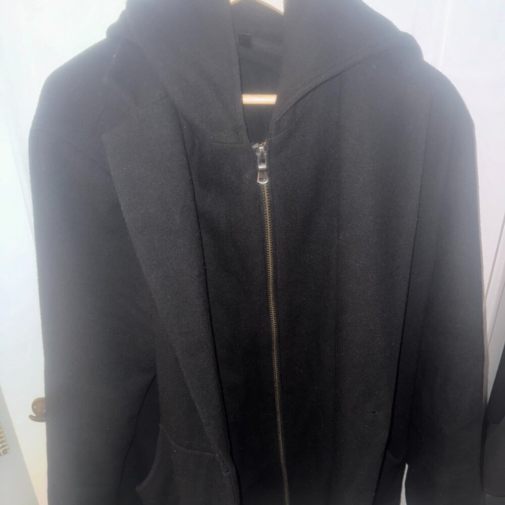 Men's Joe's Black Zip Up Peacoat